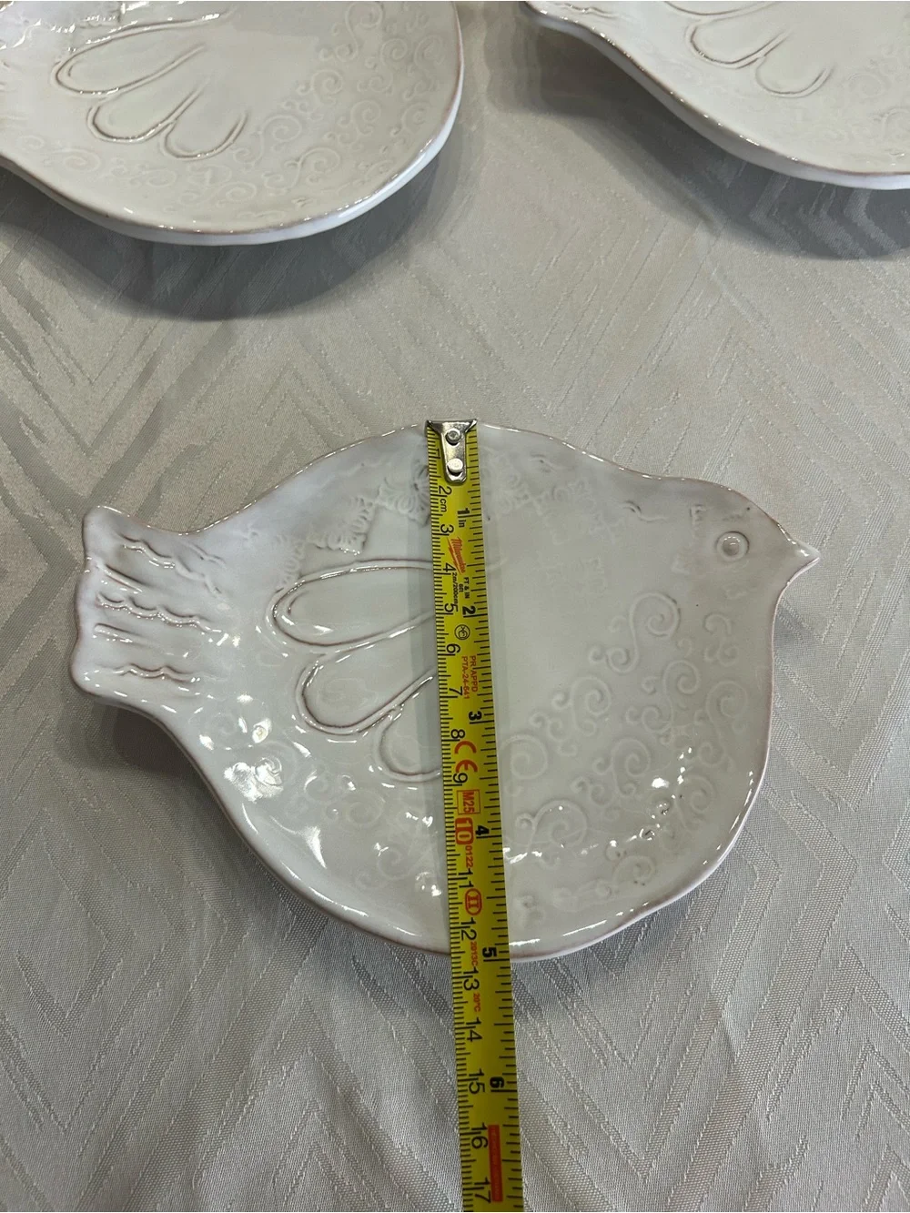 Set of 3 Bellezza Bird Plates by Vietri